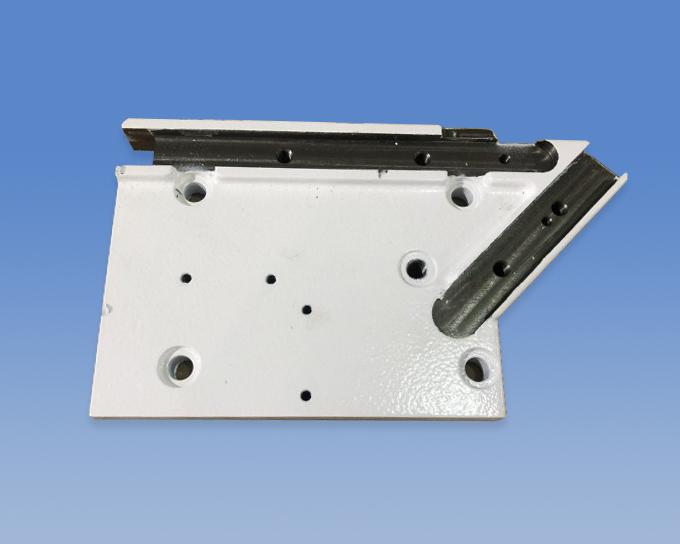 Mounting plate with white painting-steel casting-5.5Kg